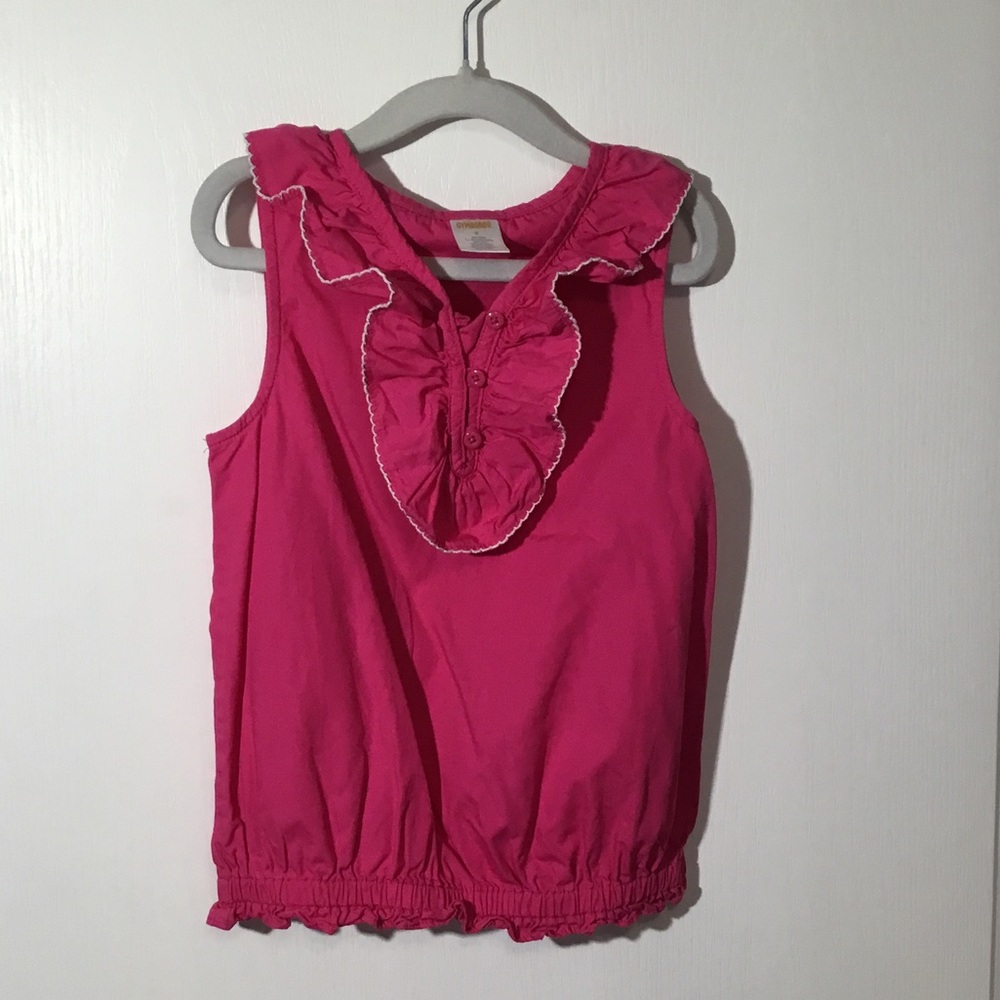 3 for $15 Gymboree Pink Ruffled Tank Top